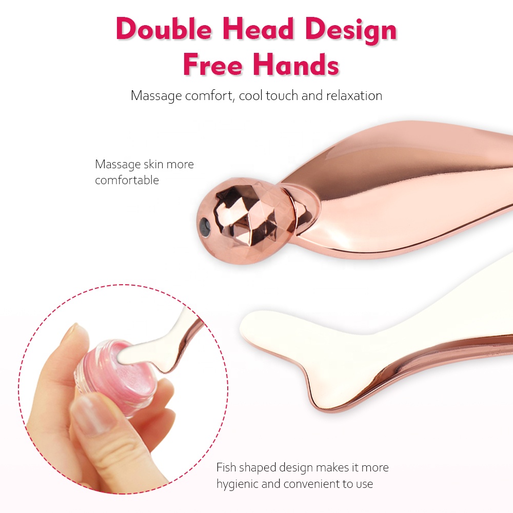 Metal Gua Sha Roller Guasha Massage Scraper Myofascial Release Tool Muscle Scraper