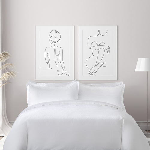 Professional 5 Star Hotel Bed Linen 4 Piece Comforter Sheet 100% Cotton Hotel White Embroidered Bedding Set Luxury