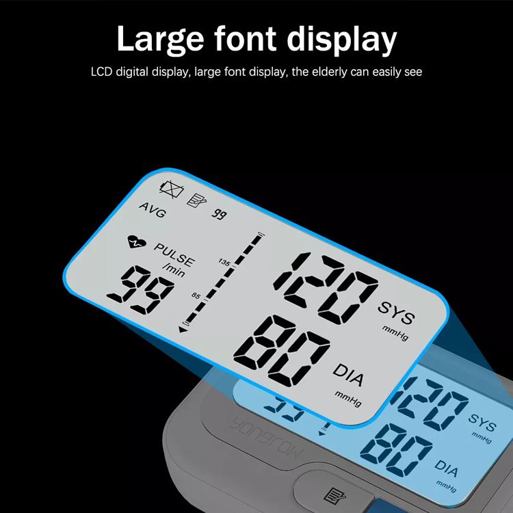 Yonker Yongrow household medical devices Smart Heart Rate bp automatic digital wrist blood pressure monitor machine