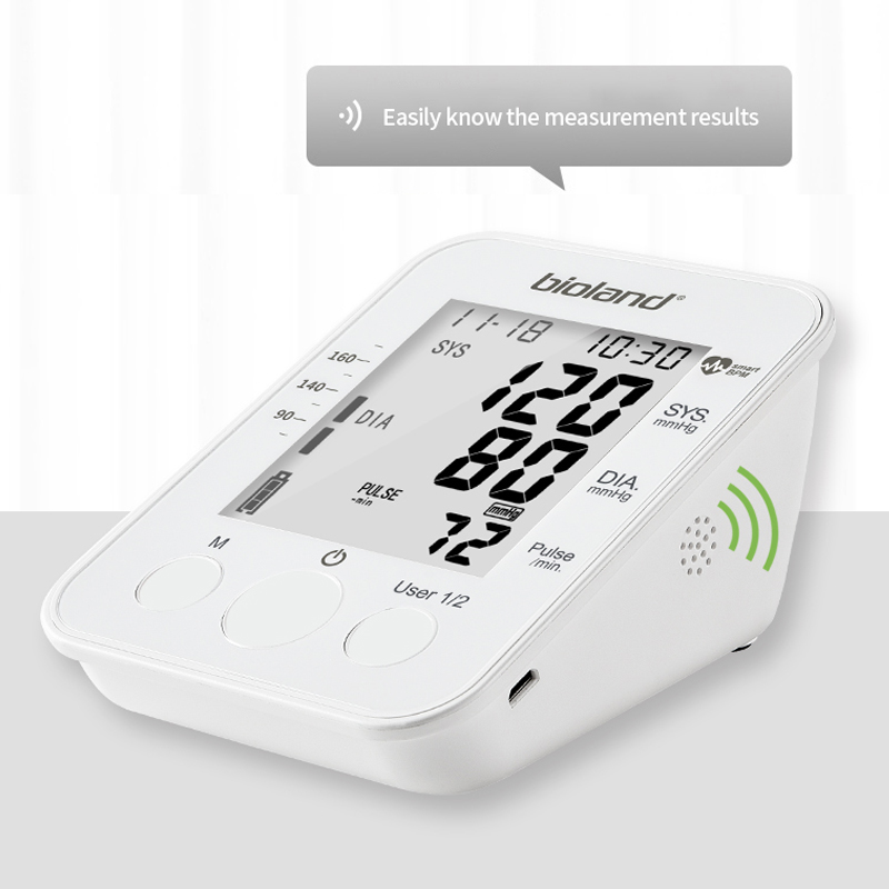 portable blood pressure monitor household medical devices with large comfortable blood pressure cuff