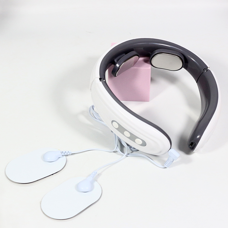 Battery type smart health neck micro-current vibration cervical spine and neck massager