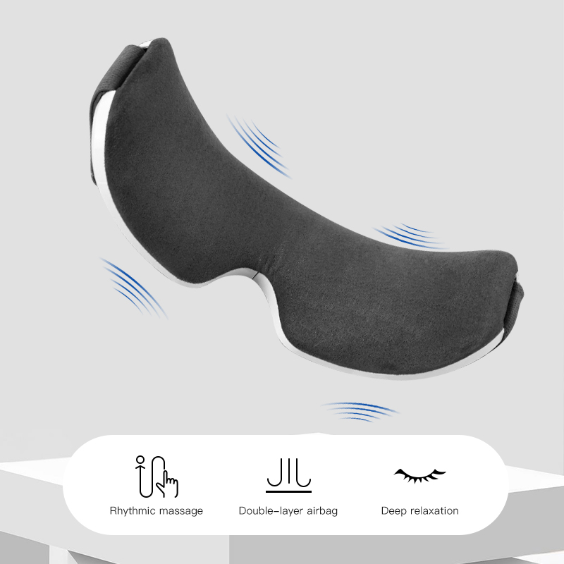 Intelligent Mini Eye Roller Heating Massager Device Tool Ce Rohs Certificate Led Smart Music Heat Compression Eye Massag