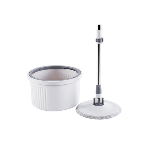 household floor cleaning plastic rotation round bucket with mop