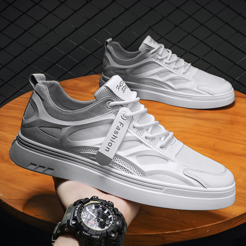  Spring breathable  high quality sneaker 2023 fashion style anti slip blue men casual shoes