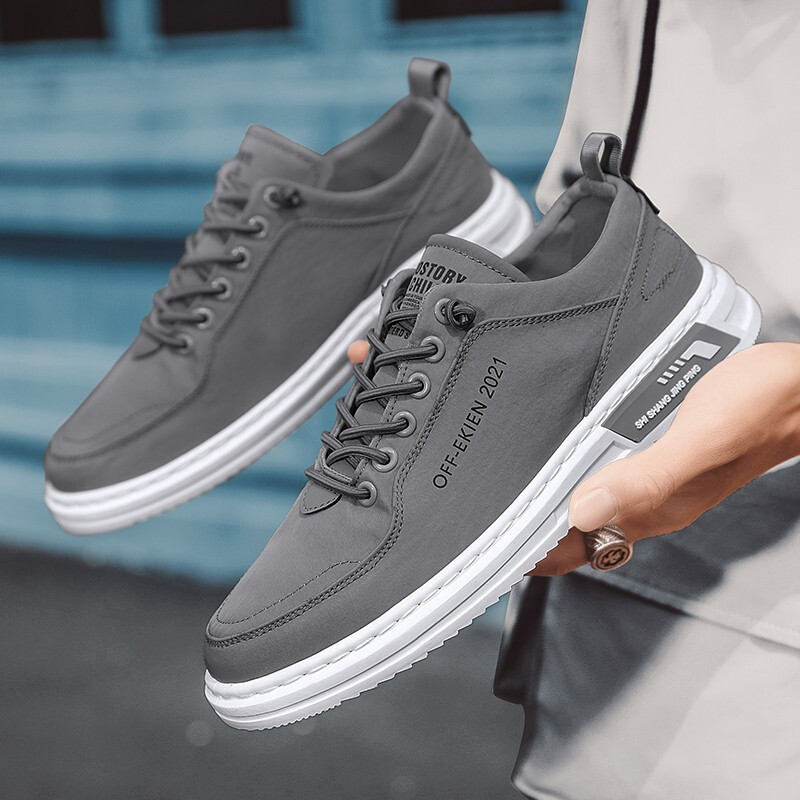 2023 New Styles All-match Men's Casual Canvas Shoes Breathable Light Weight Casual Skateboard Shoes For Men Casual Walki