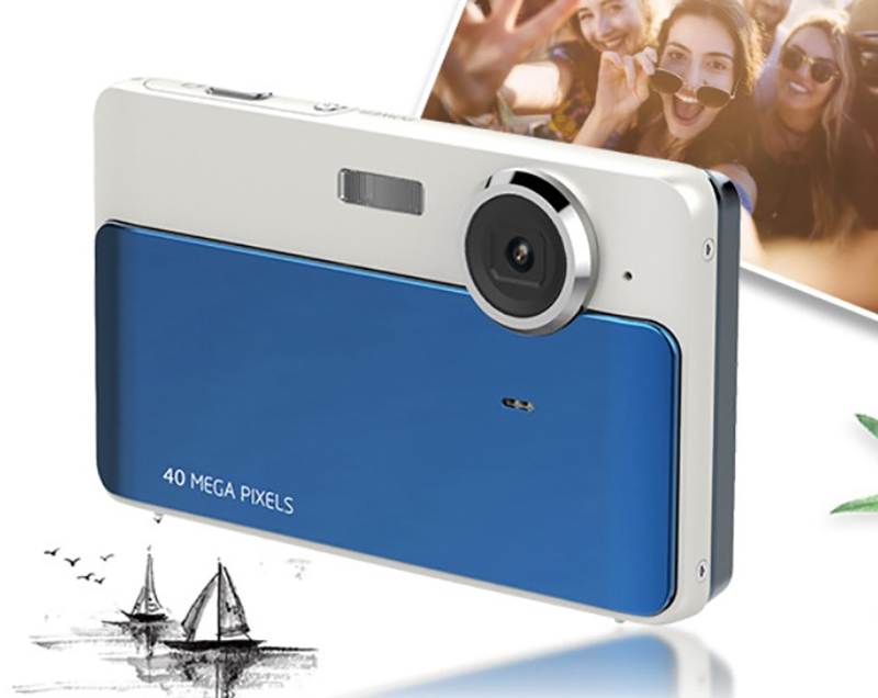 digital photo camera with 2.4'' Color display and 16x digital zoom mini vlog 1080p 2.7K camera