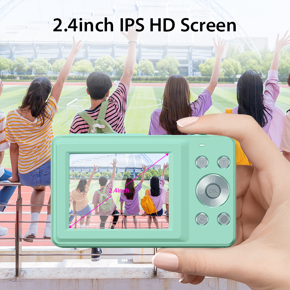 Cheap Digital Photo Camera  2.4 Inch Professional Compact Camera With Smile Catch mini camera for kids outdoor
