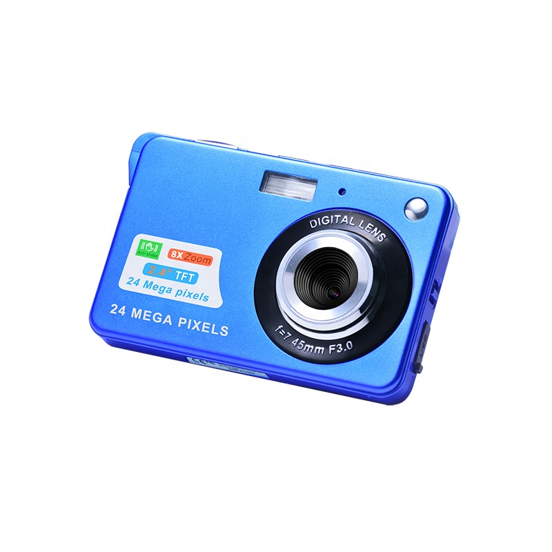 Amazon hot seller 2.7" screen 24 Megapixels 4K camera photo video compact digital camera made in china