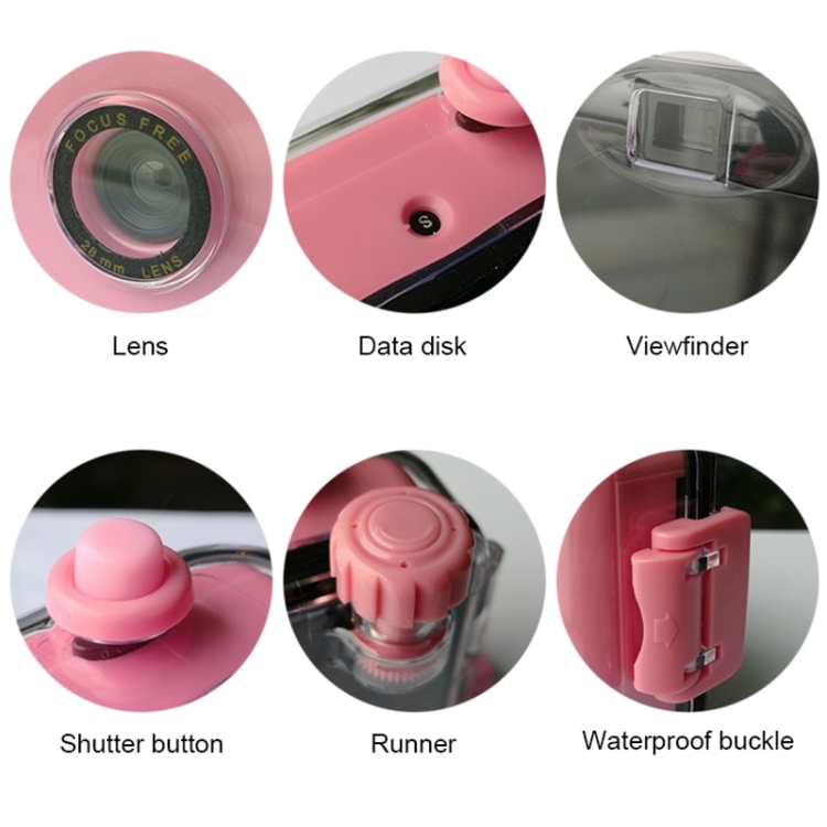 5m Waterproof Retro Film Mini Camera for Kids Point-and-shoot Kids Photo Camera Toy