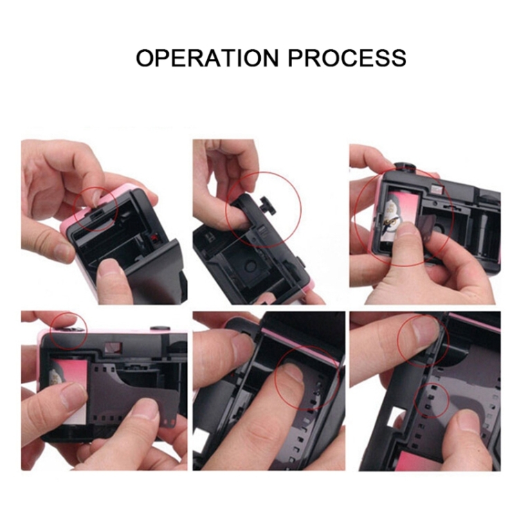 5m Waterproof Retro Film Mini Camera for Kids Point-and-shoot Kids Photo Camera Toy