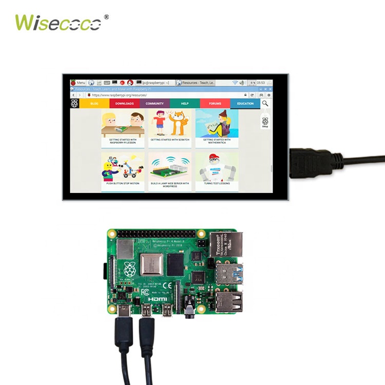 6 Inch 2k Lcd Monitor Qhd Pocket High Brightness 450cd/m2 Built-in 5000 Mah Battery Portable Monitor