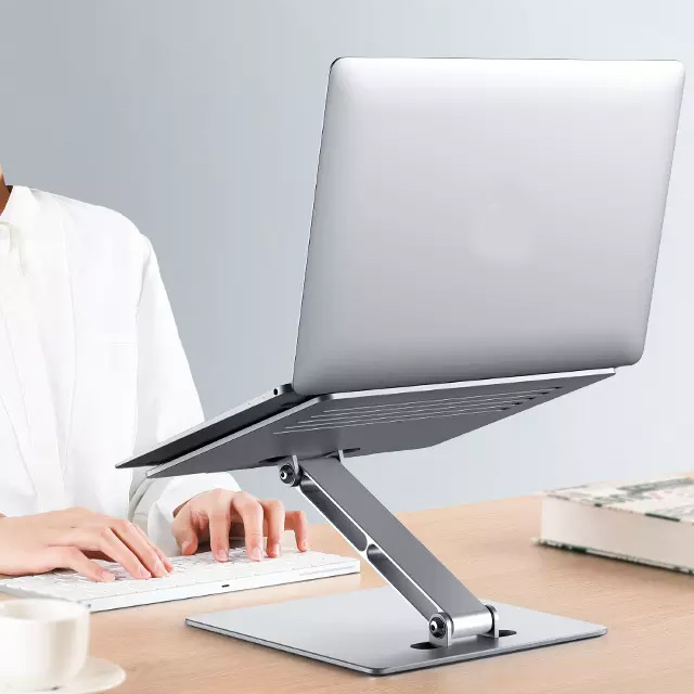 Mobile phone accessories Portable holder laptop stand aluminum foldable magnetic laptop phone holder