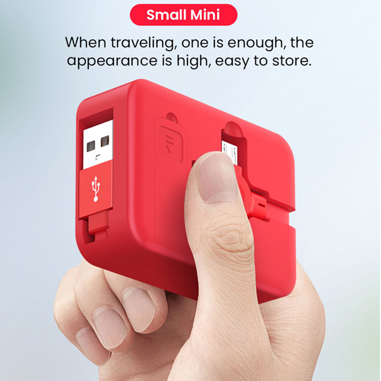  Colorful 3 in 1 adjustable  Phone Holder charger cable Fast Charging Data Cable For iPhone Micro Type C Extensio