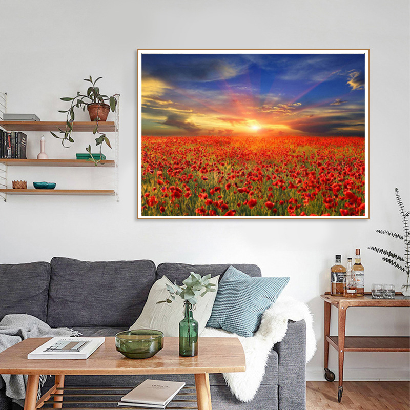 Needlework,scenery 11CT Counted Embroidery,High Quality DIY DMC Cross stitch kits,Art Cross-Stitching Home Decor For Col