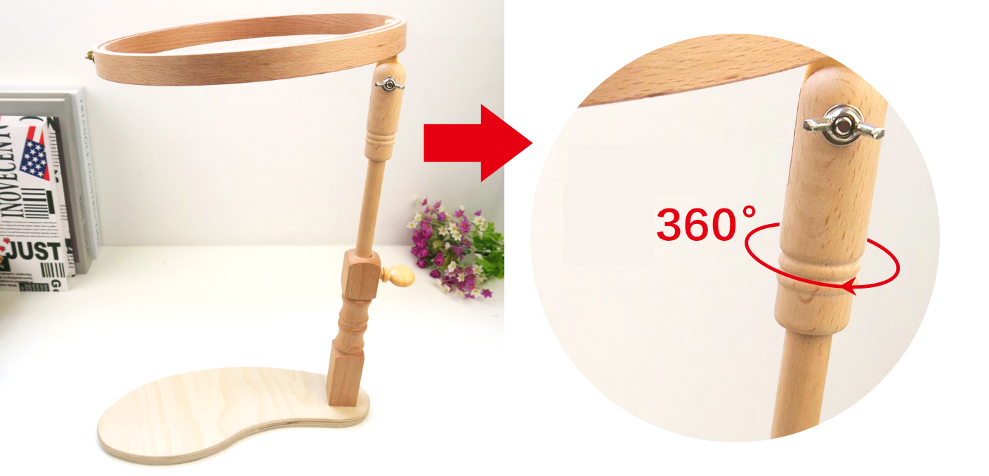 Xiurun  2021 New Seat Embroidery Kit Frame Diy Needlework Cross Stich with Instructions  Folk Art