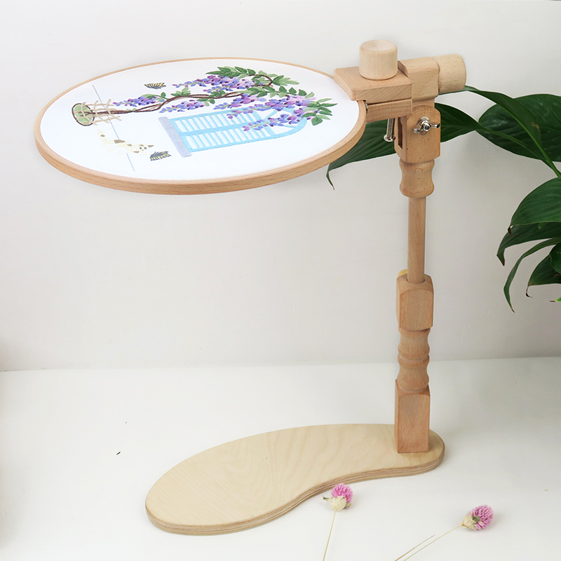 Xiurun  2021 New Seat Embroidery Kit Frame Diy Needlework Cross Stich with Instructions  Folk Art