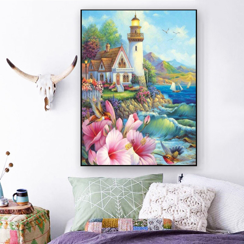   Needlework scenery 11CT Counted Embroidery High Quality DIY Cross stitch kits Art Cross-Stitching Home Decor