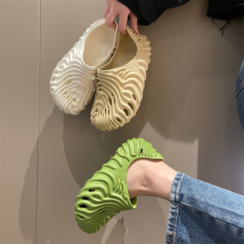 Sandals Women Summer New Fashion Women's Sandals Hollow Out PVC Casual Platform Shoes Comfortable Shoes for Women