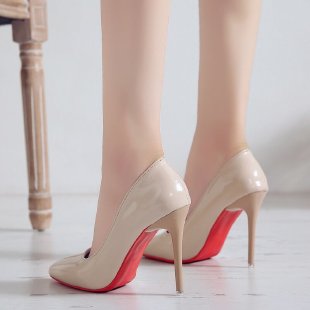 New Design Nice High Heels Red Bottom Women Dress Casual Sandals Plain Summer Light Luxury Lady Heel Shoes