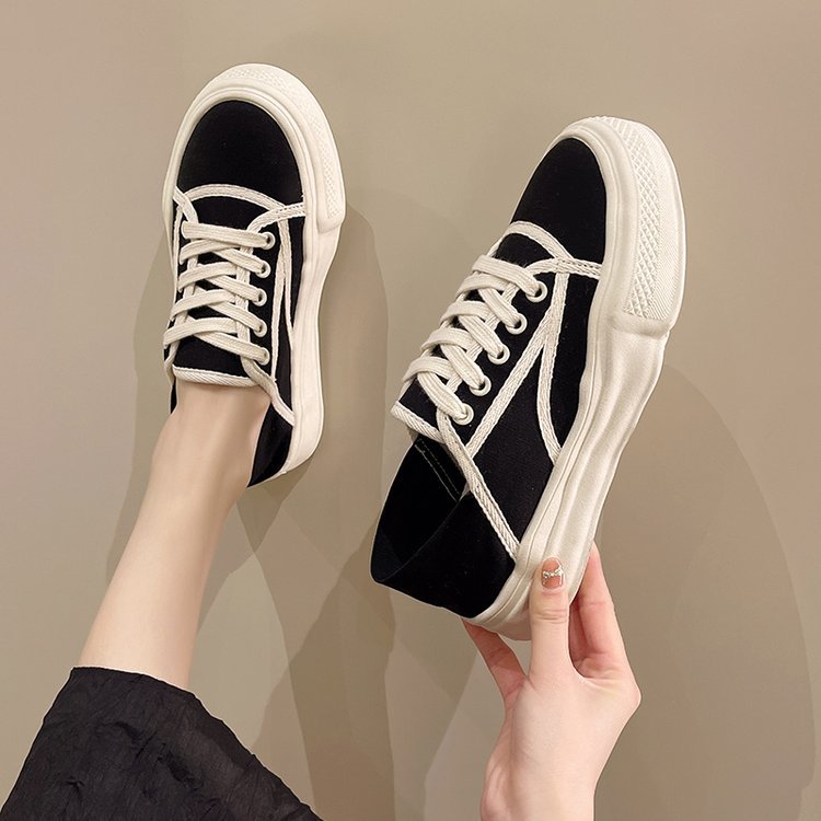 Women's Casual Walking Running Shoes Fashion Sneakers White Canvas Shoes For Women Tennis Shoes