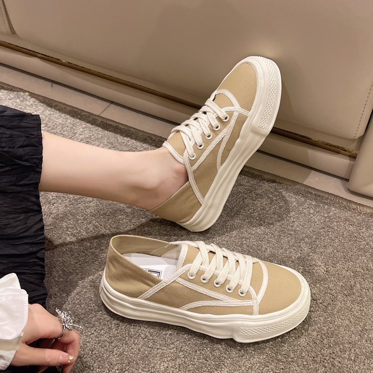 Women's Casual Walking Running Shoes Fashion Sneakers White Canvas Shoes For Women Tennis Shoes