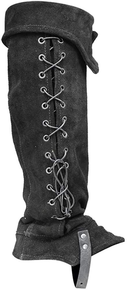 Medieval Boots Shoes Cover Leg Larp Viking Warrior Knight Costume Strap Puttees For Men Women ecowalson