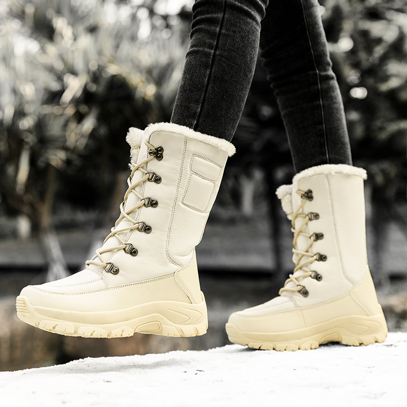 New Arrivals Women Snow Boots Plus Velvet Thickening Fashion Warm Winter Boots Long Shoes Boot