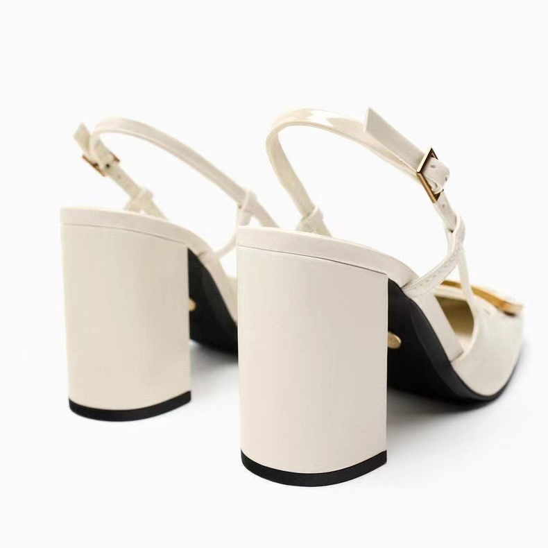  round toe designer shoes Women's sandals High heels Luxury women's fashion high heels sandals