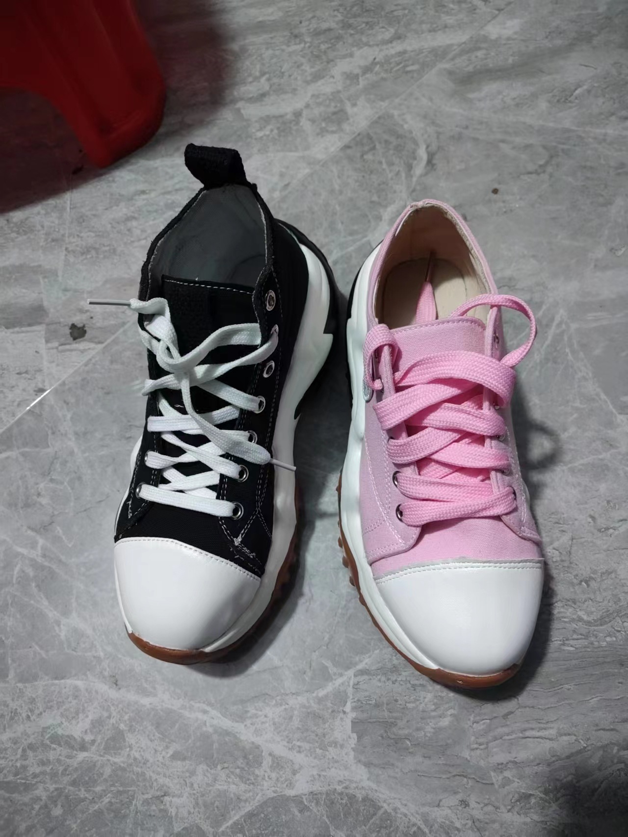 2022 thick-soled canvas shoes women's new 43 large size breathable fashion casual ladies canvas shoes