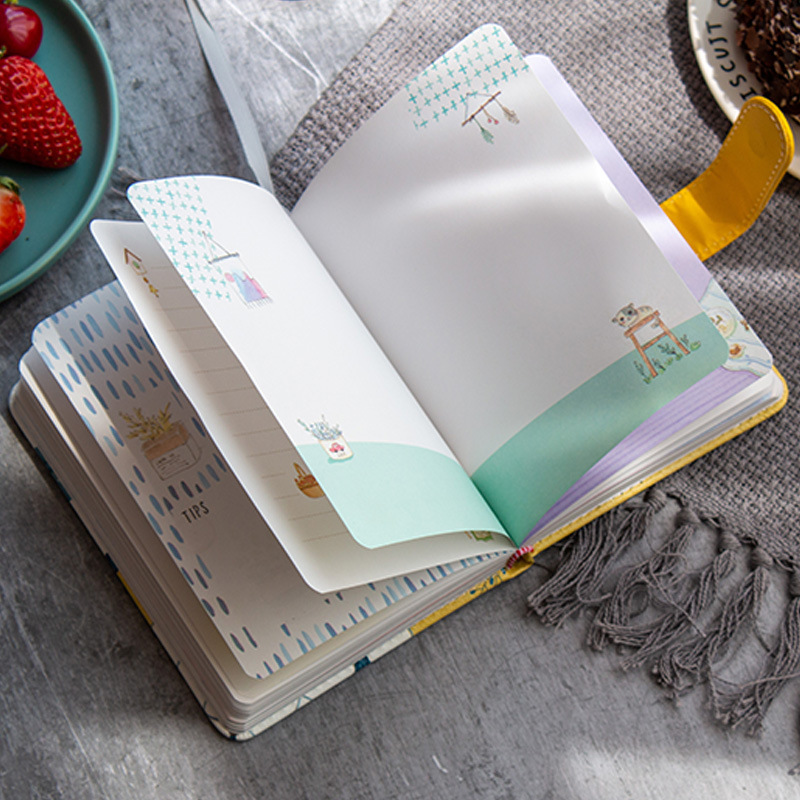 full color notebook izable Office Supplies Cute Kawaii printed notebook