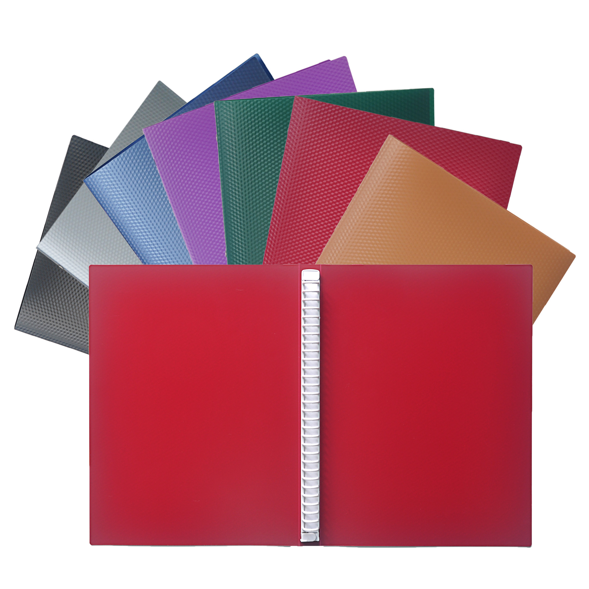 Office Supplies A4 PP Plastic 30 Hole Ring Binder 3D Lattice Document Holder