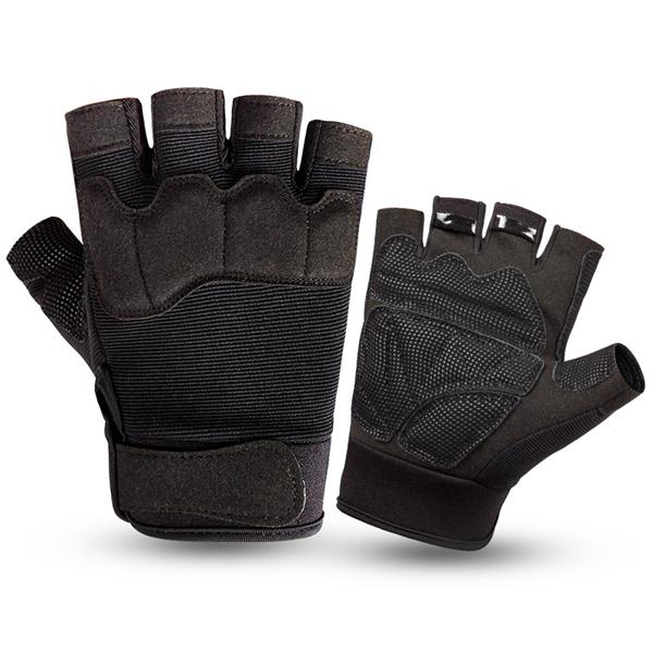  bike cycling man training protection sport half finger gloves