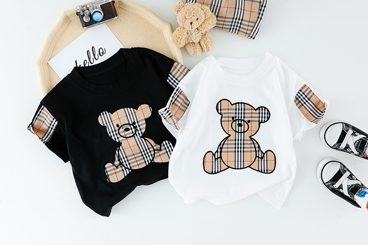 Plaid Kids Boys Clothing Sets Baby Clothes Pants 2PCS For Summer Children Toddler Boy Clothes Set