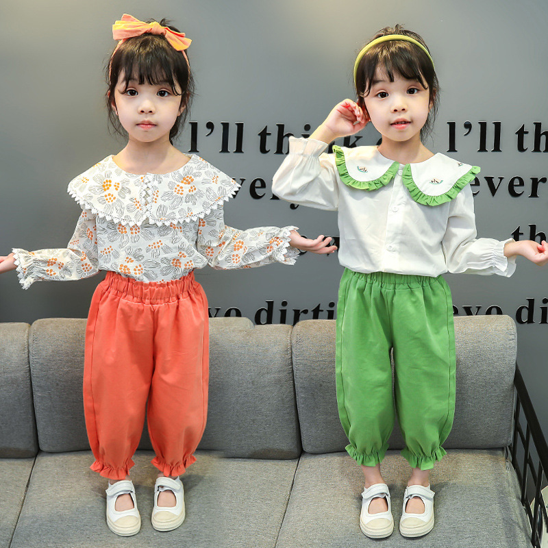 New kids clothing sets children's boutique clothes  baby girl spring autumn outfit set