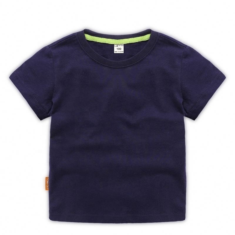 2022 cartoon design  girls Short Sets clothing printed clothes children cotton round neck short sleeve kids boy's t shir