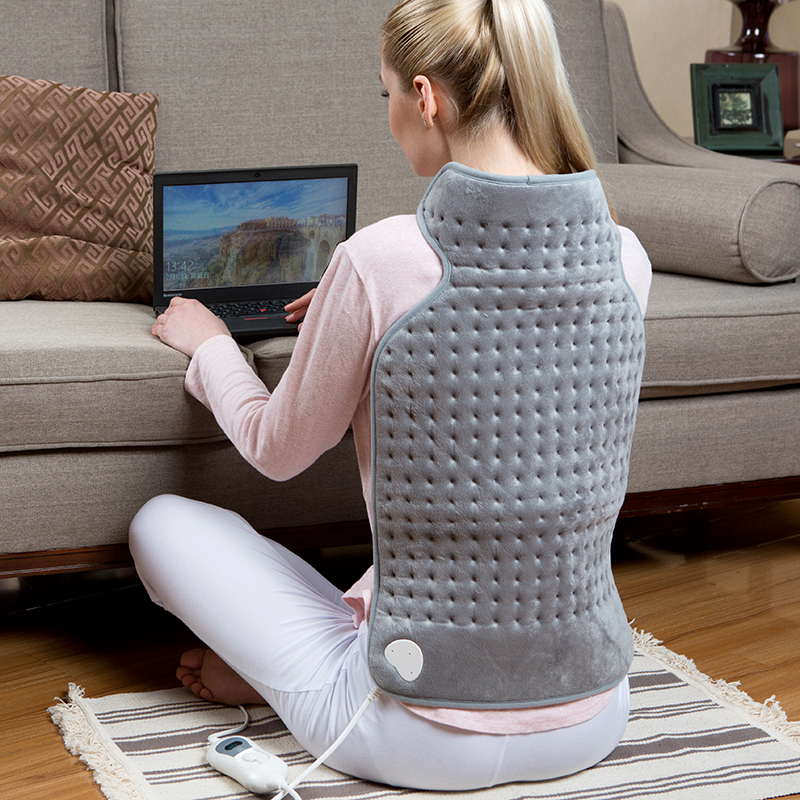 220v Medical Supplies Fast Heating Health Care Products Soft Fleece Full Back Heat Pad