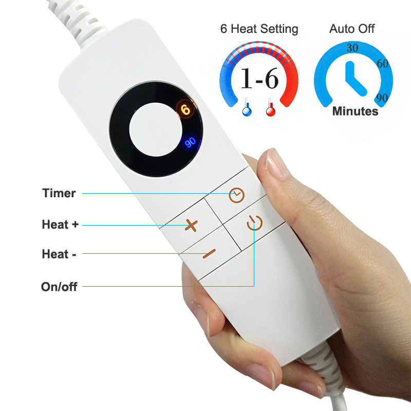 220v Medical Supplies Fast Heating Health Care Products Soft Fleece Full Back Heat Pad