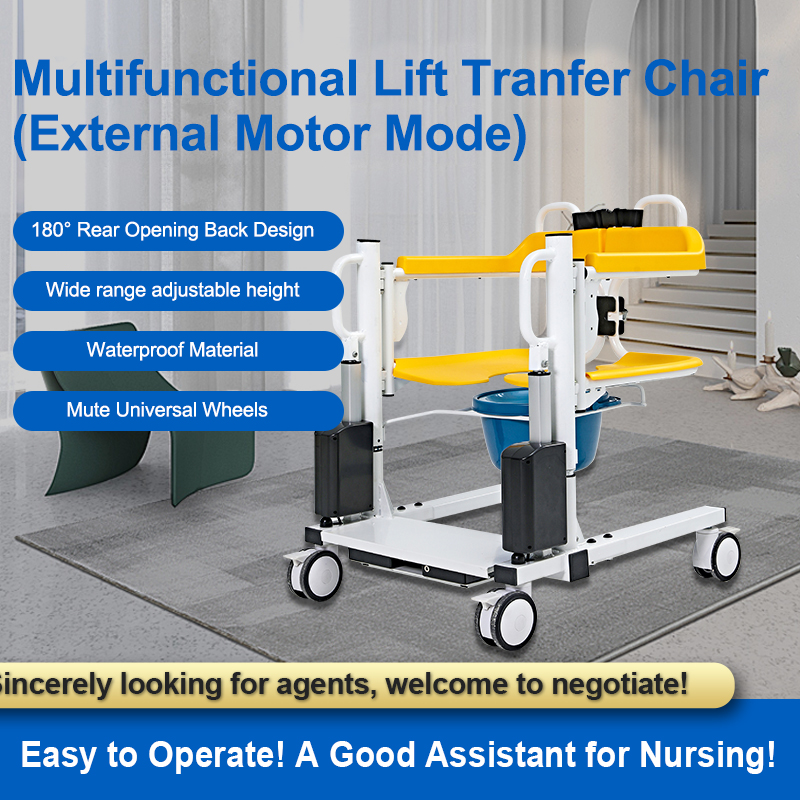 Health Care Product Commode Lifting Transfer Chair Wheelchair Rehabilitation Therapy Supplies Transfer Patient From Bed 