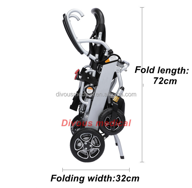 New protuct  Ultralight portable folding travel  electric power  wheelchair for  Handicapped person health care supplies