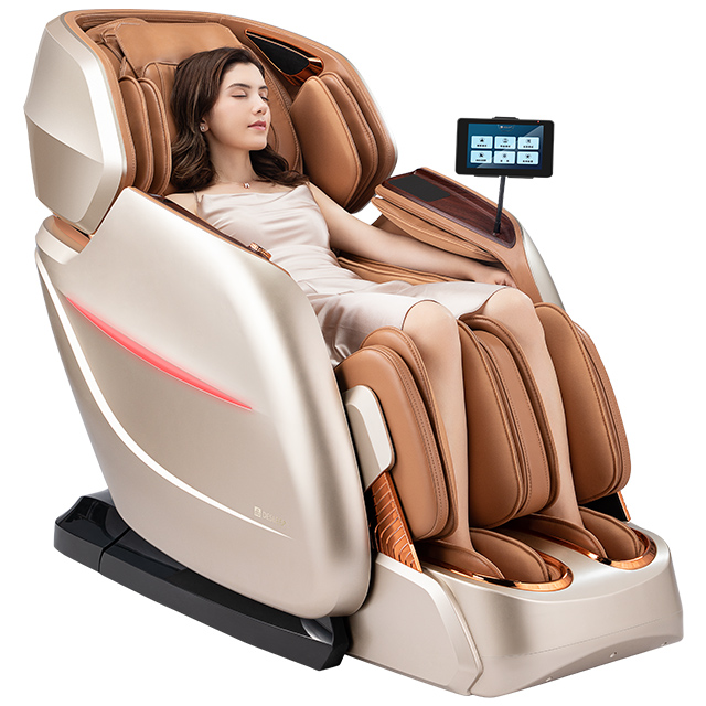 Desleep Luxury Remote Control LCD Touch Panel Calf Roller Electric Calf Foot Extension 4D Massage Chair