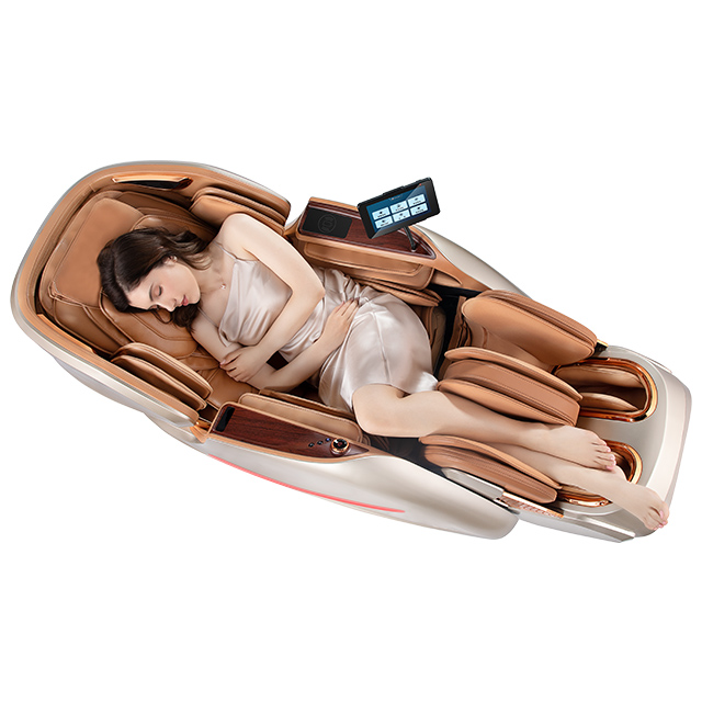 Desleep Luxury Remote Control LCD Touch Panel Calf Roller Electric Calf Foot Extension 4D Massage Chair