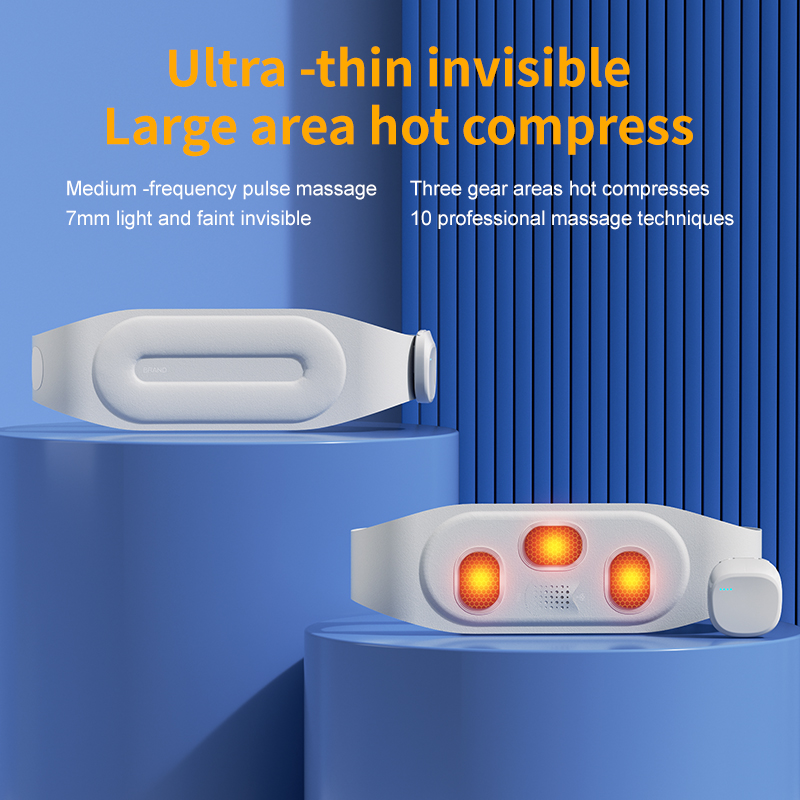 / Menstrual Pain Relief Machine Period Woman slimming Massage Waist Warm Abdomen Compression Massager