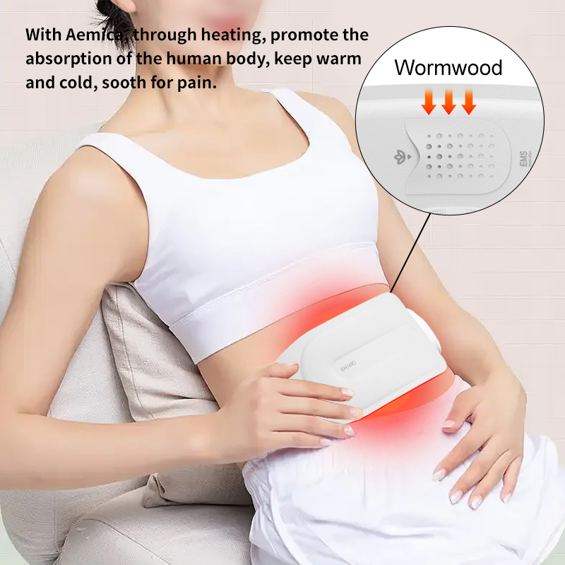 / Menstrual Pain Relief Machine Period Woman slimming Massage Waist Warm Abdomen Compression Massager
