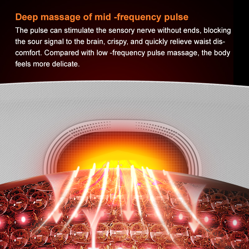 / Menstrual Pain Relief Machine Period Woman slimming Massage Waist Warm Abdomen Compression Massager
