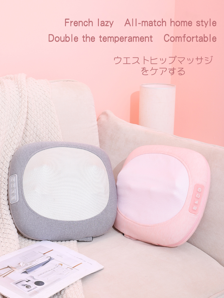 Portable Electric Heated Shiatsu Back And Neck Cushion Electric Massager Machine For Back Pain