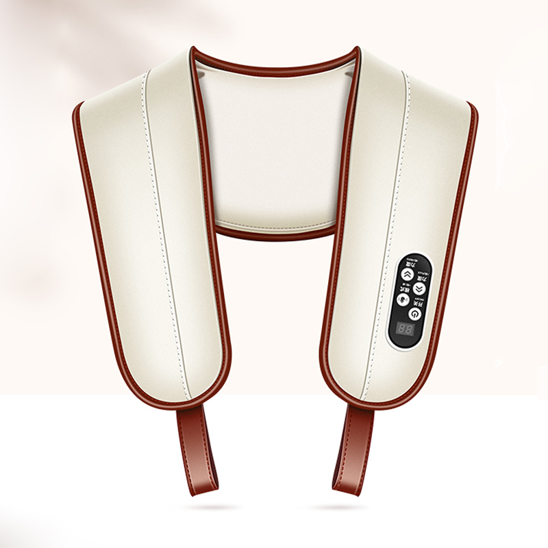 AUX  BRP9 Simulation Pounding Neck and Shoulder Massage Shawl Massager with Heating Back Massage Products