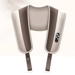 AUX  BRP9 Simulation Pounding Neck and Shoulder Massage Shawl Massager with Heating Back Massage Products