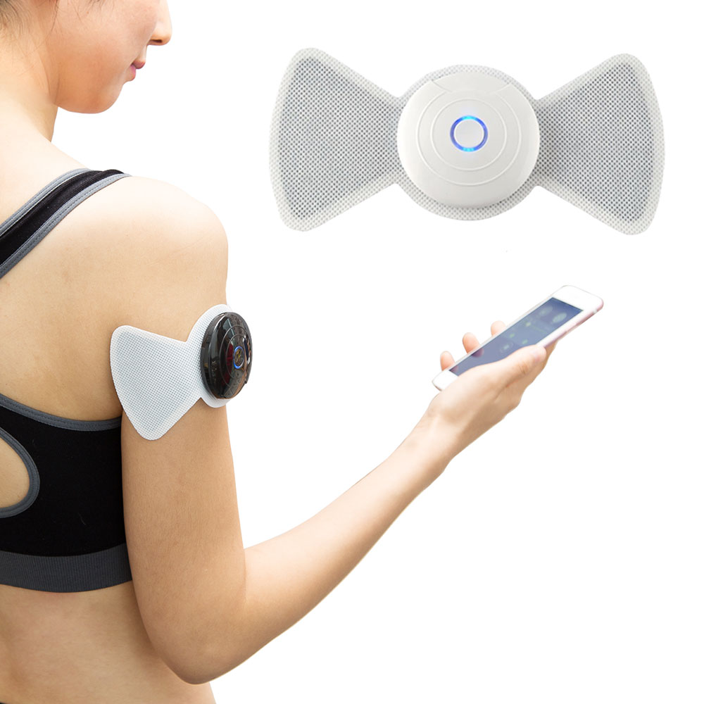 Portable handheld wireless shoulder and neck muscle pulse stickers magic touch other massage products tens unit