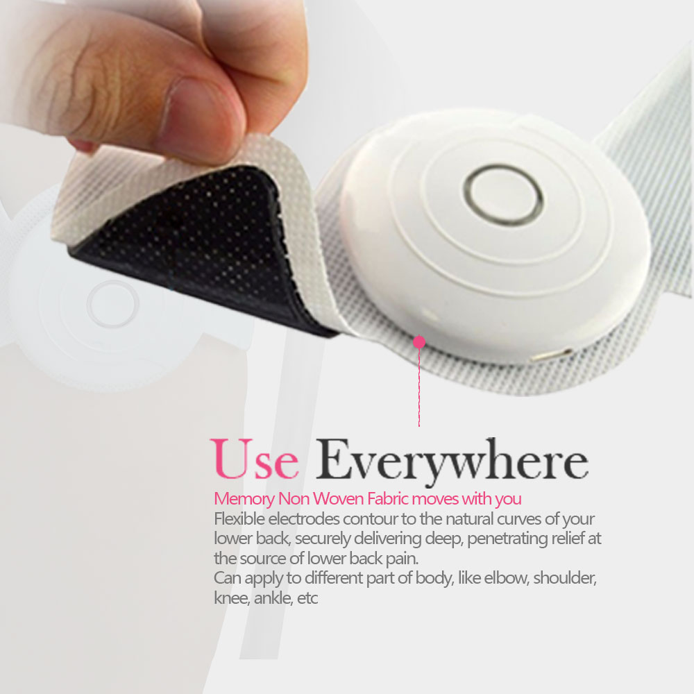 Portable handheld wireless shoulder and neck muscle pulse stickers magic touch other massage products tens unit