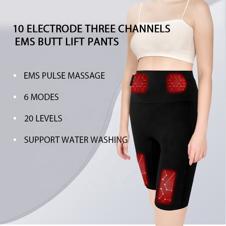 Best sellers Massage Products Electric Ems Hip Trainer Butt Training Ems Massager Pants/Shorts/Leggings Unisex Muscle St